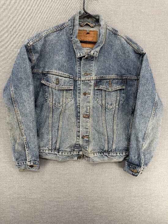 Levi's Other - Vtg 90s Levis Blue Denim Jean Trucker Jacket Type 3 Mens L 70598 4891 Y2K